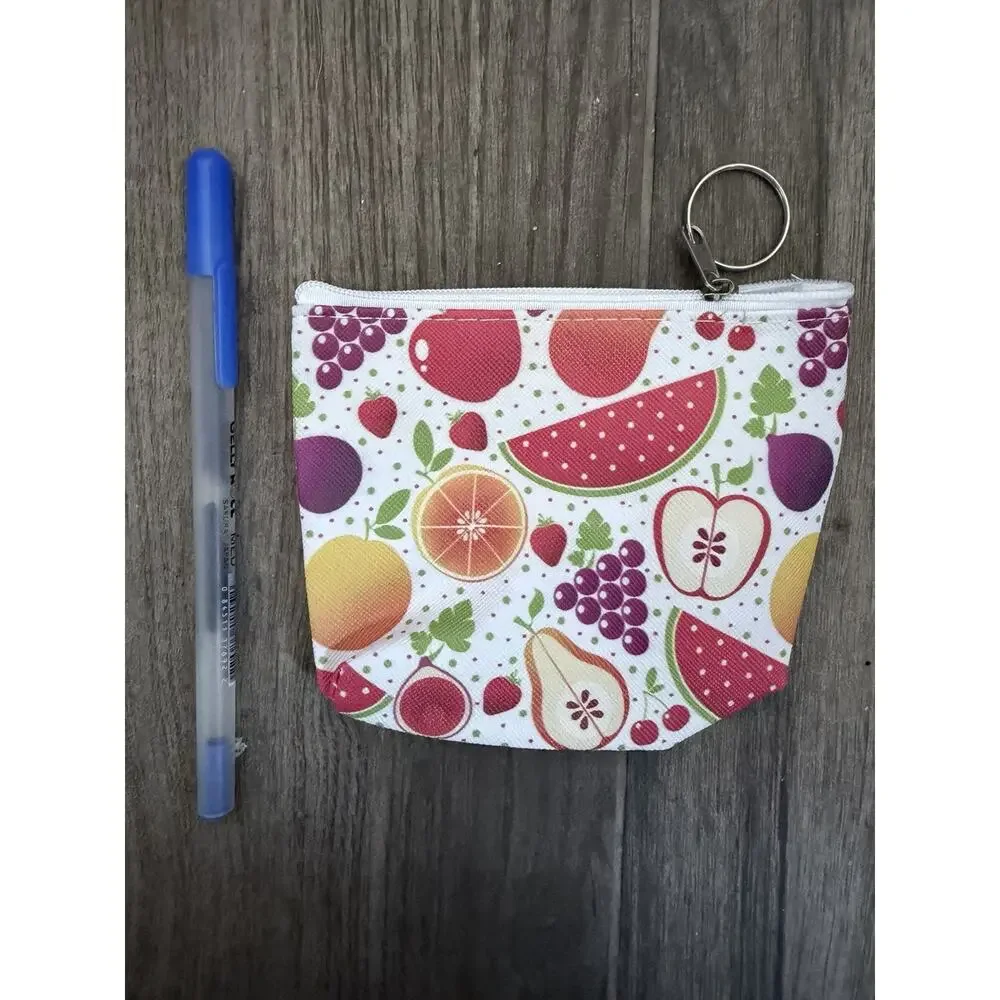 Fruit Coin Purses 12 Pack Great for Kids Birthday Gifts Party Favors